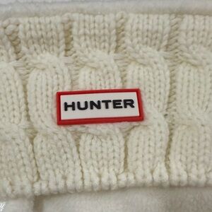 Hunter Cream Knit boot warmers